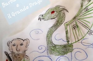 Un racconto nella tenda. barba unta e il grande drago