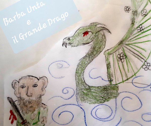 Un racconto nella tenda. barba unta e il grande drago