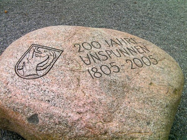 Unspunnen marker