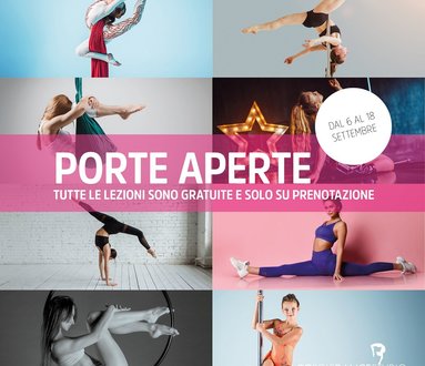 Porte aperte pole dance e acrobatica aerea per Bambini e adulti